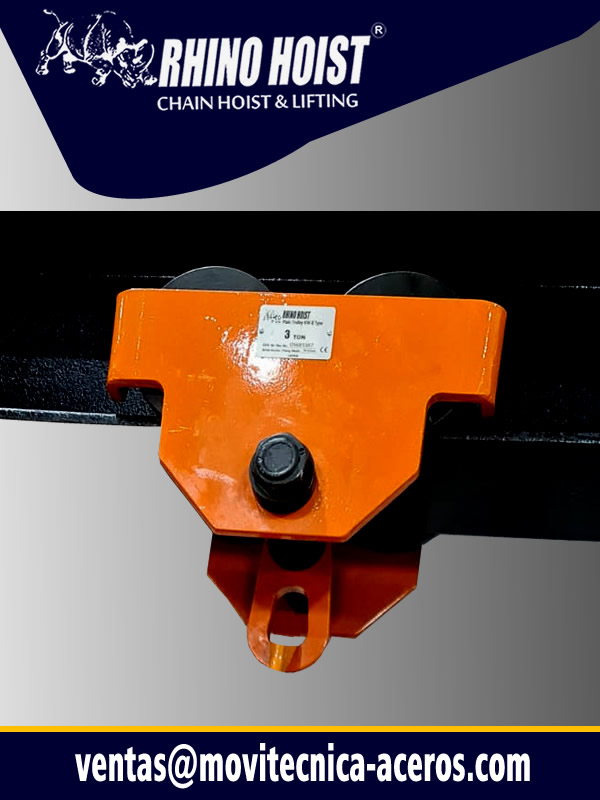 Trolley De Rozamiento y Engranaje